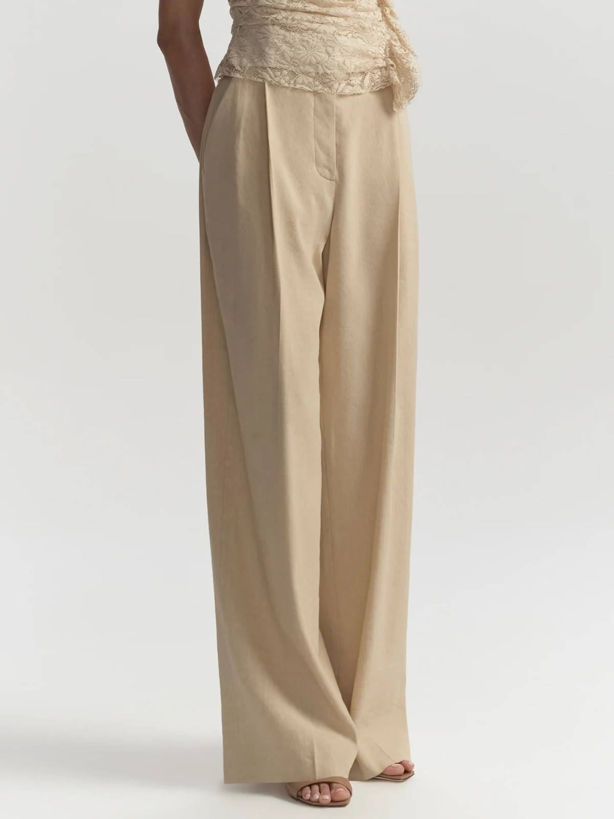 ALC Winston Linen Pant_2PANT01330