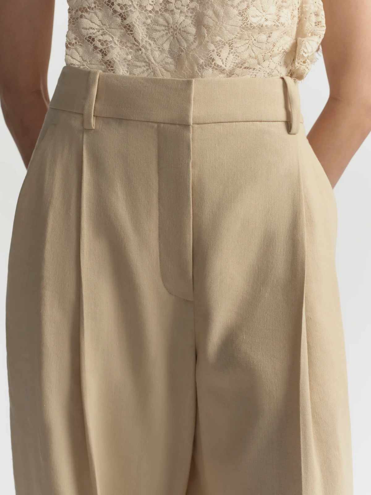 ALC Winston Linen Pant_2PANT01330