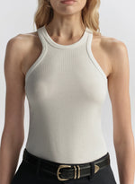A.L.C Dean Racerback Rib Knit Tank
