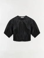 Simkhai Austyn Short Sleeve Zip Up Jacket_426-2306-PL