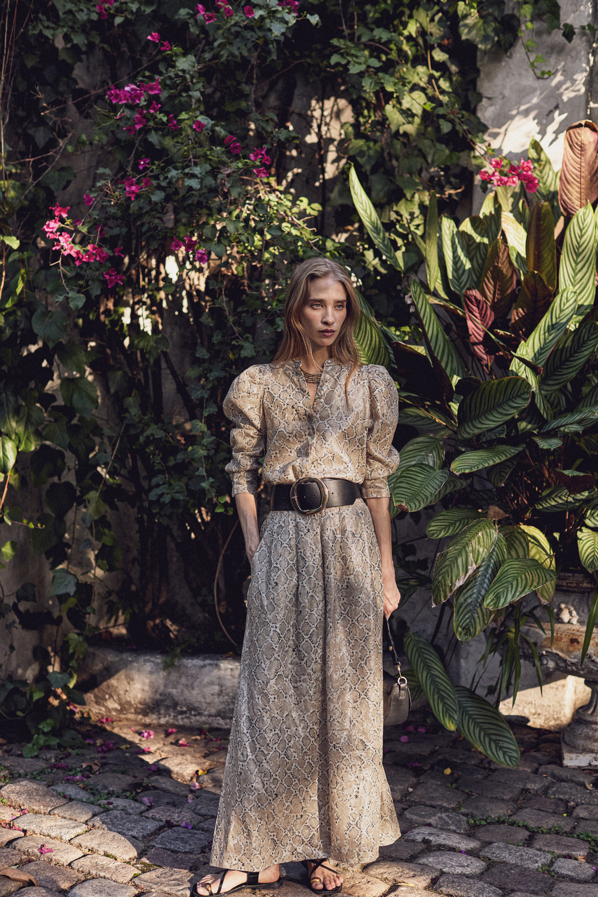 LanhtropySabi Metallic Linen Pants