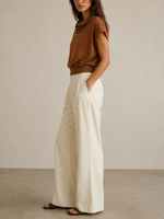 Stateside TS Softest Fleece Draped Neck Top_130-6184