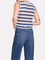 Wispr Stripe Pointelle Tank