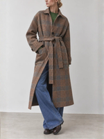 Suncoo Enjou Long Reversible Wool Coat H26C11199
