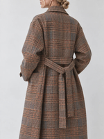 Suncoo Enjou Long Reversible Wool Coat H26C11199