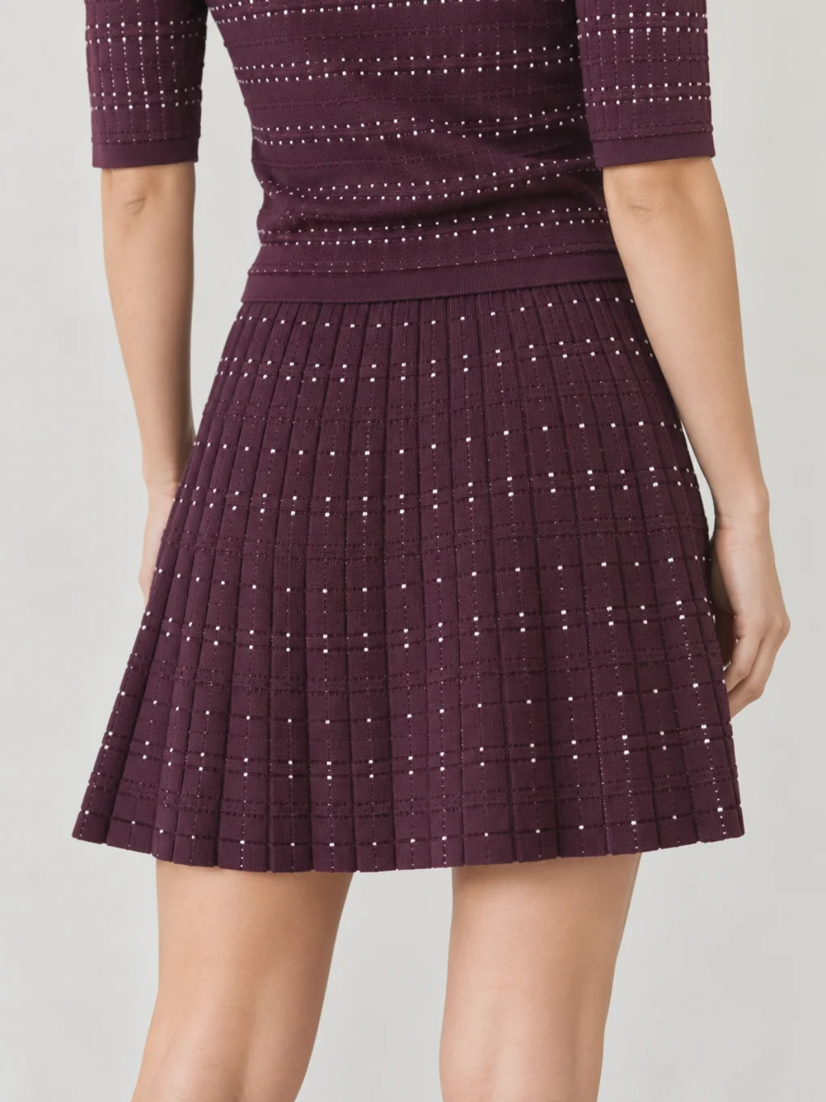 Suncoo Fradela Knitted Mini Skirt H26M05208
