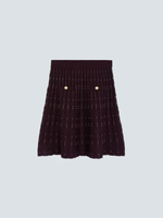 Suncoo Fradela Knitted Mini Skirt H26M05208