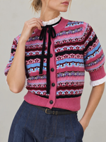 Suncoo Gemoni Striped Cardigan H26M02046