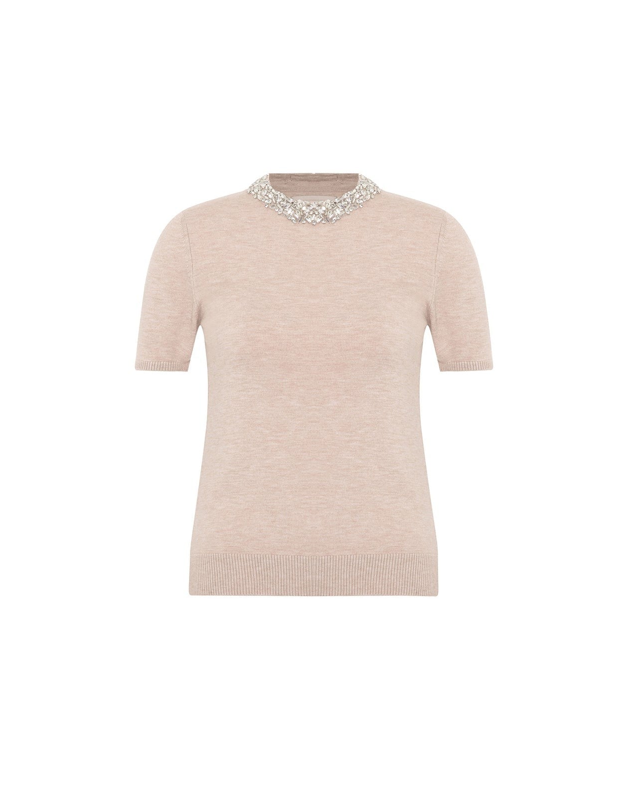 TS Theo Nomia Embellished Knit Tee