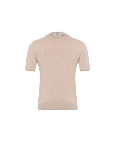 TS Theo Nomia Embellished Knit Tee