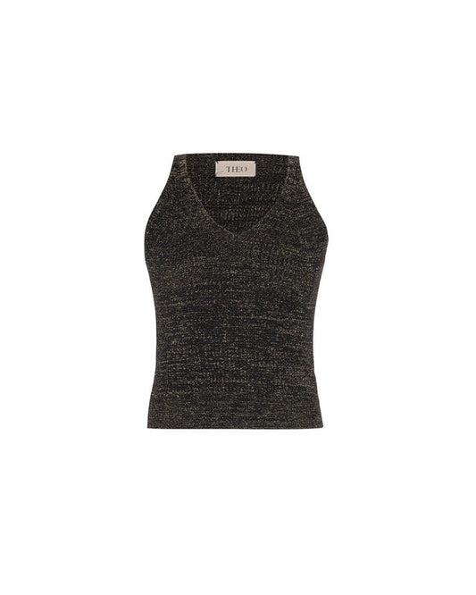 TS Theo Shakti Shimmer Ribbed V-Tank