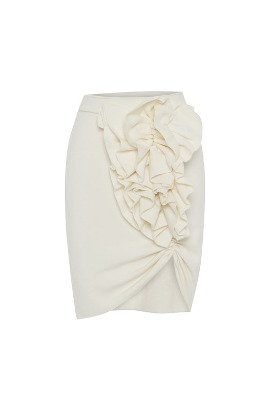 TS Theo Nomia Ruffle Knit Skirt