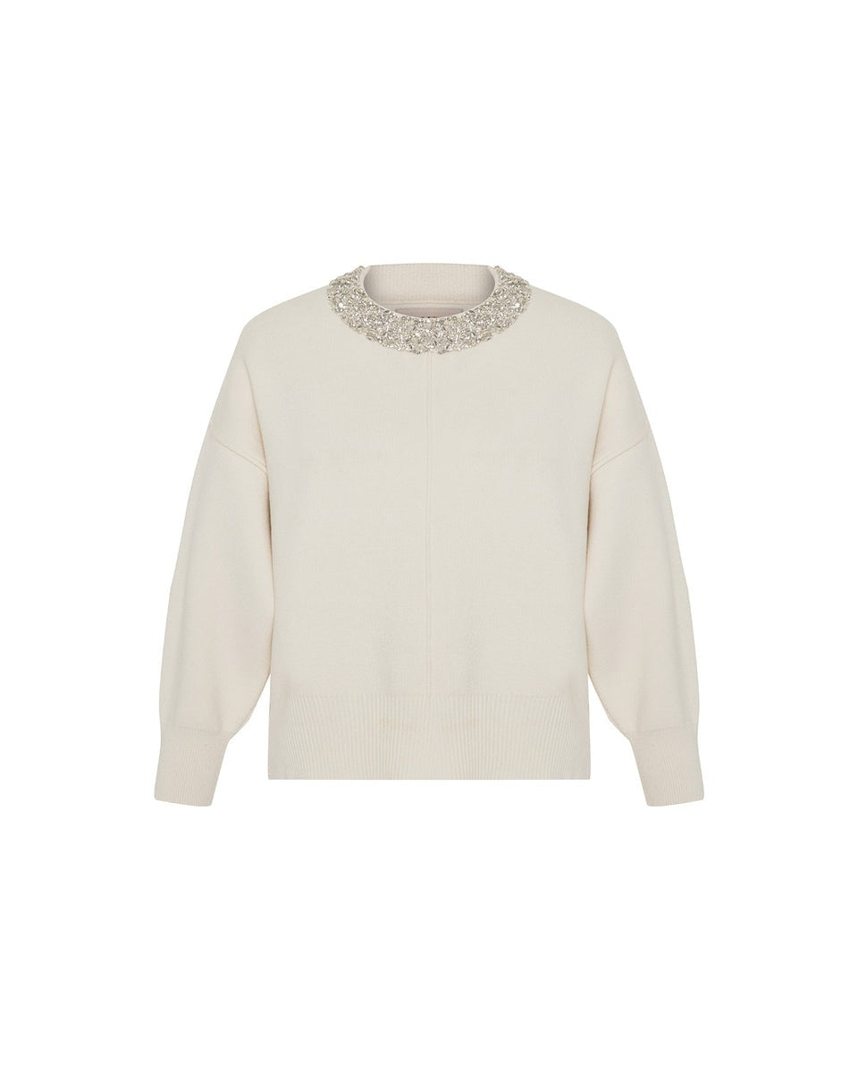 TS Theo Nomia Embellished Oversized Pullover