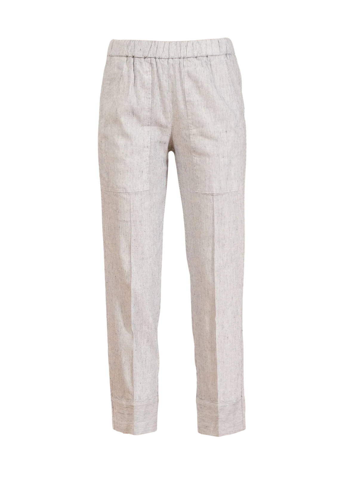Avenue Montaigne Tonic Linen Hairline Stripe Pant_F1624