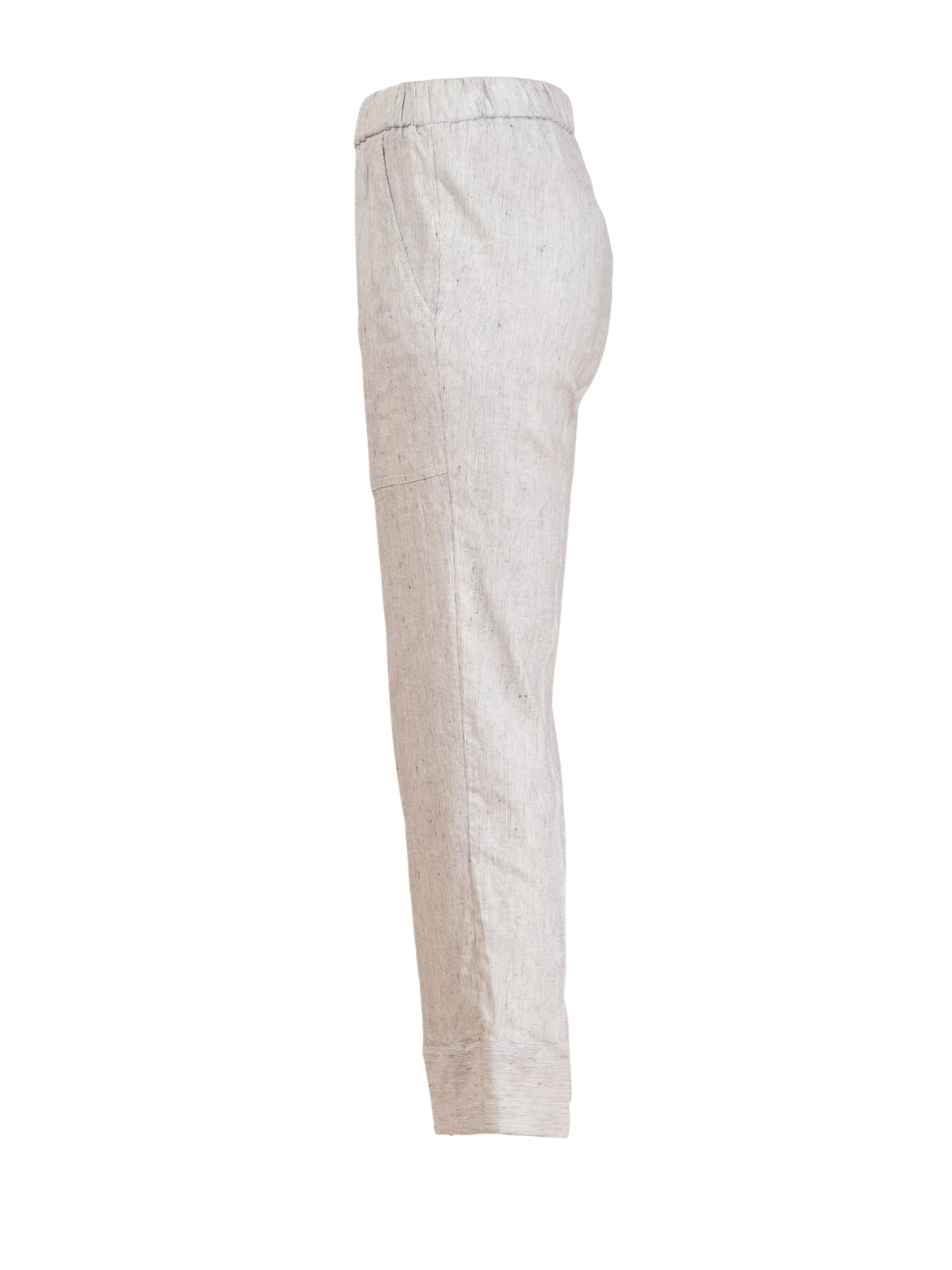 Avenue Montaigne Tonic Linen Hairline Stripe Pant_F1624