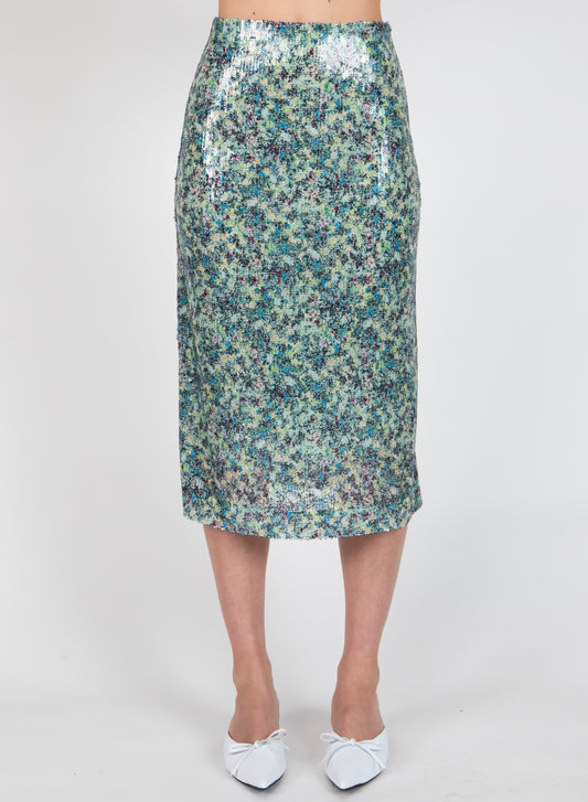 Derek Lam Alissa Sequin Midi Skirt