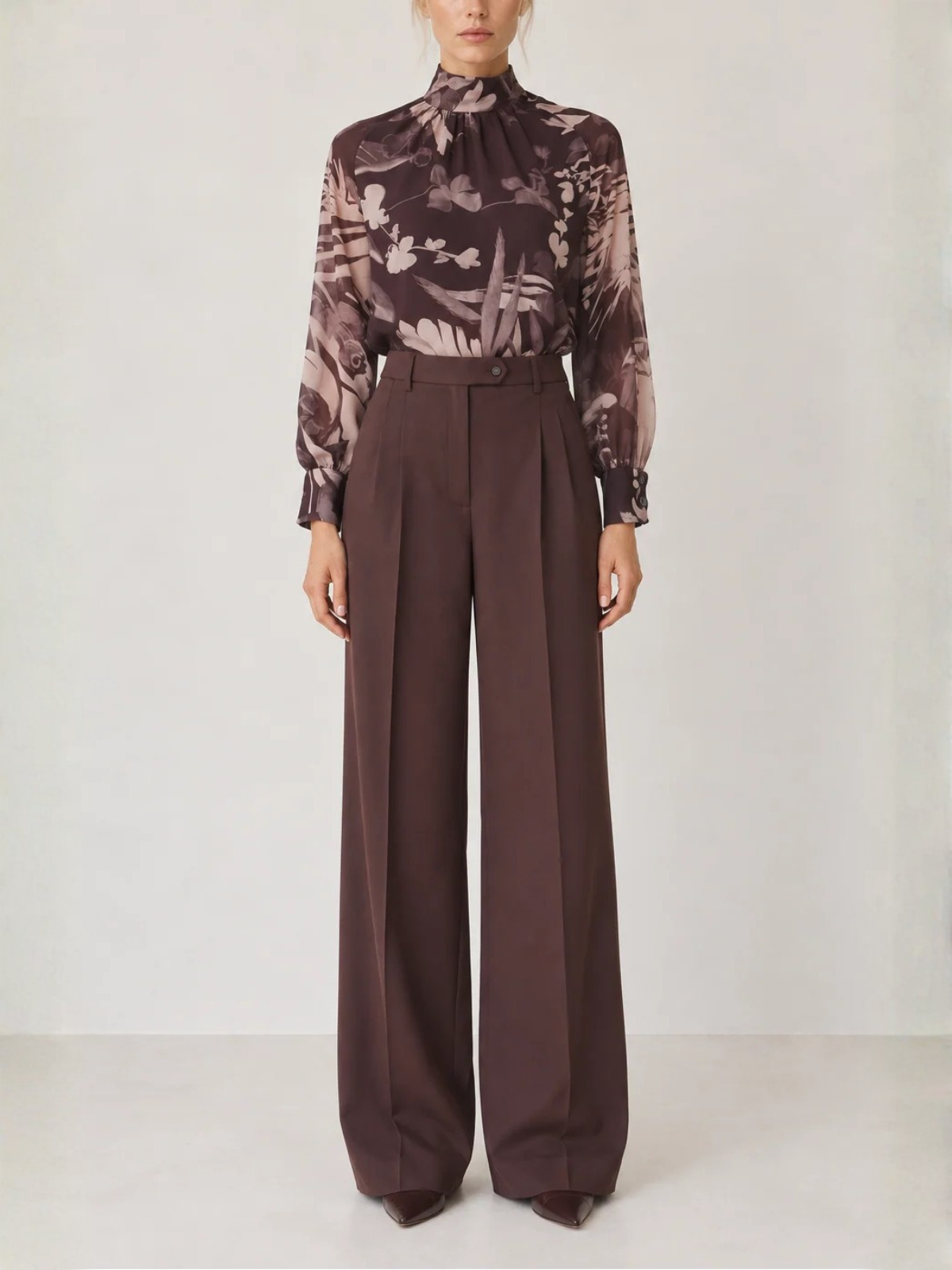 Tara Jarmon Parinno Wool Blend Trousers TYPAN06TY340