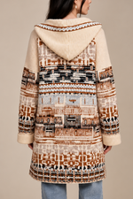 Aldo Martins Jacquard Knit Hooded Coat