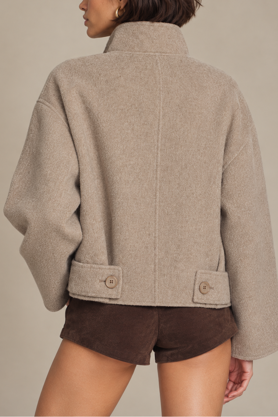 Lamarque Mckenna Cropped Wool Jacket