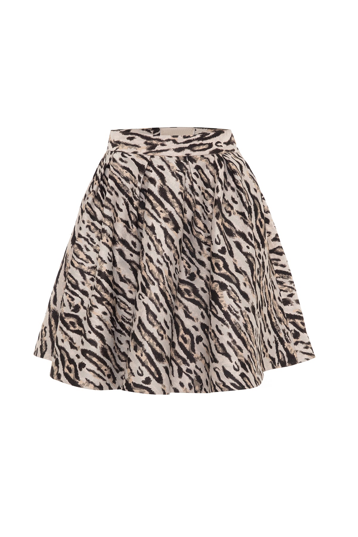 TS Theo Tyche Jacquard Short Pleated Skirt