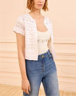 Ulla Johnson Abrina Eyelet Knit Cardigan