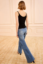 Ulla Johnson Ainsley Knit Cami With Lace