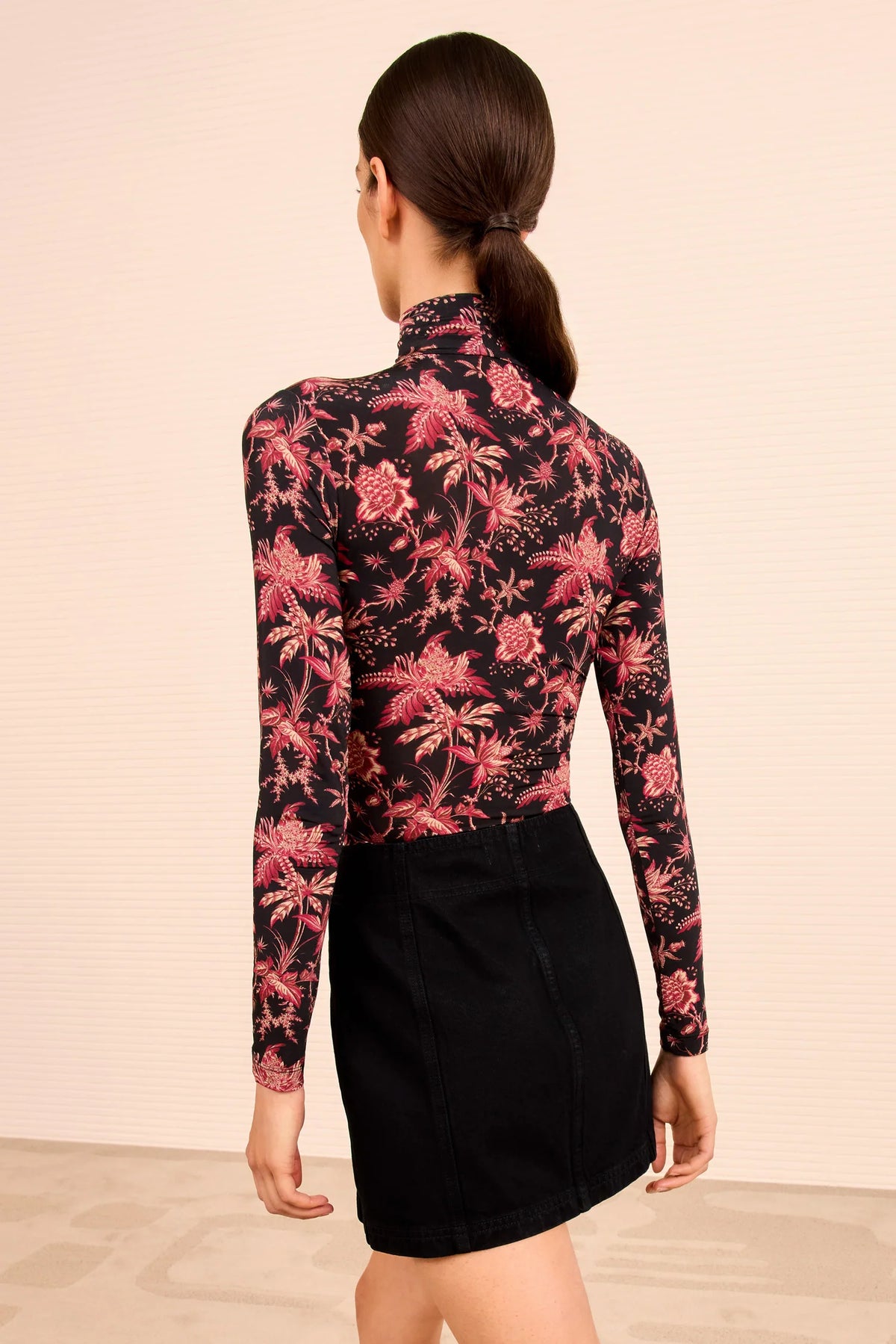 Ulla Johnson Aurelia Jersey L/S Turtleneck