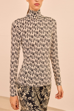 Ulla Johnson Aurelia Jersey L/S Turtleneck