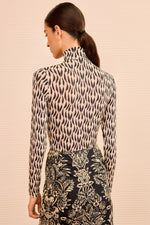 Ulla Johnson Aurelia Jersey L/S Turtleneck