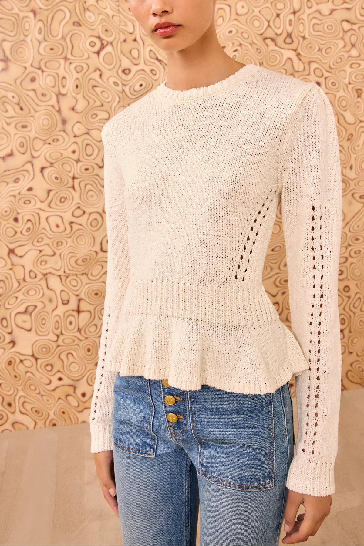 Ulla Johnson Aurelie Peplum Sweater