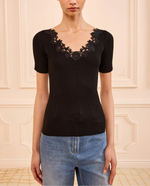 Ulla Johnson Celeste S/S Top With Lace