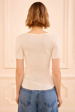 Ulla Johnson Celeste S/S Top With Lace