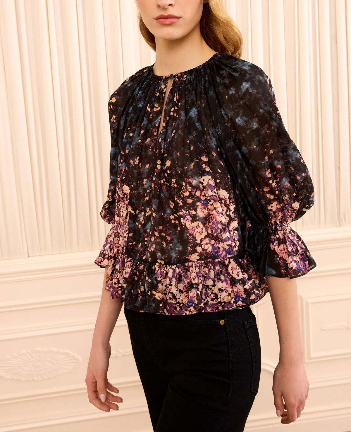 Ulla Johnson Elise S\S Silk Blouse