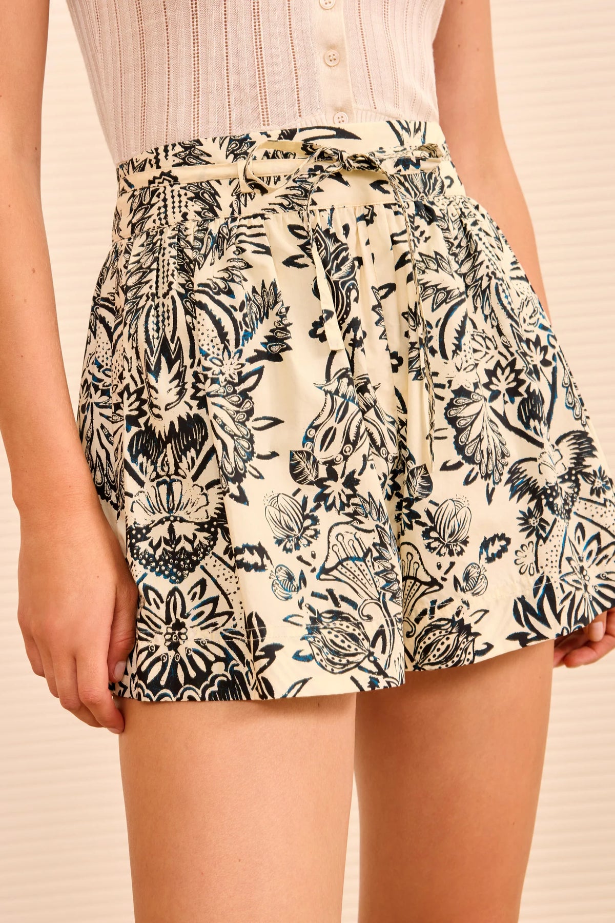 Ulla Johnson Roean Belted Shorts