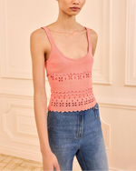 Ulla Johnson Esme Eyelet Knit Camisole
