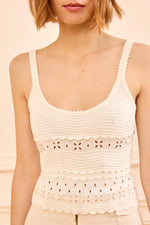 Ulla Johnson Esme Eyelet Knit Camisole