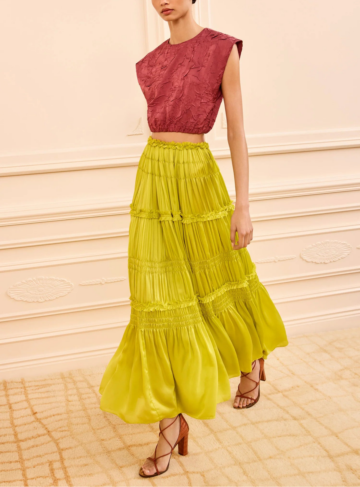 Ulla Johnson Virginie Silk Skirt