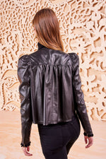 Ulla Johnson Anouk Zip Up Leather Jacket