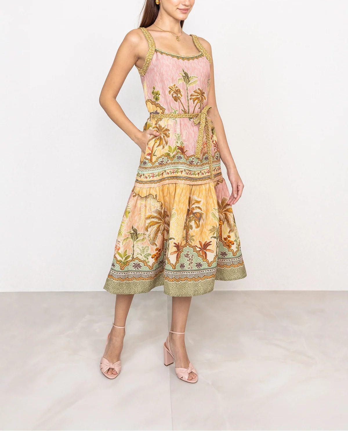 Ranna Gill Hansel Braided Midi Dress