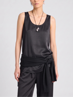 Saint Art Isola Charmeuse Scoop Neck Tank
