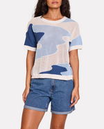 Wispr Mix Stitch Camo Tee