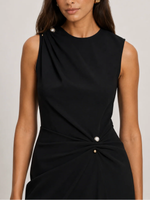 Veronica Beard Freja Brooch Midi Dress_26FA0143