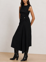 Veronica Beard Freja Brooch Midi Dress_26FA0143