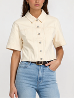 Veronica Beard Malcom S/S Cropped Denim Jacket_J2603D140190EC