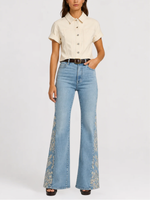 Veronica Beard Malcom S/S Cropped Denim Jacket_J2603D140190EC