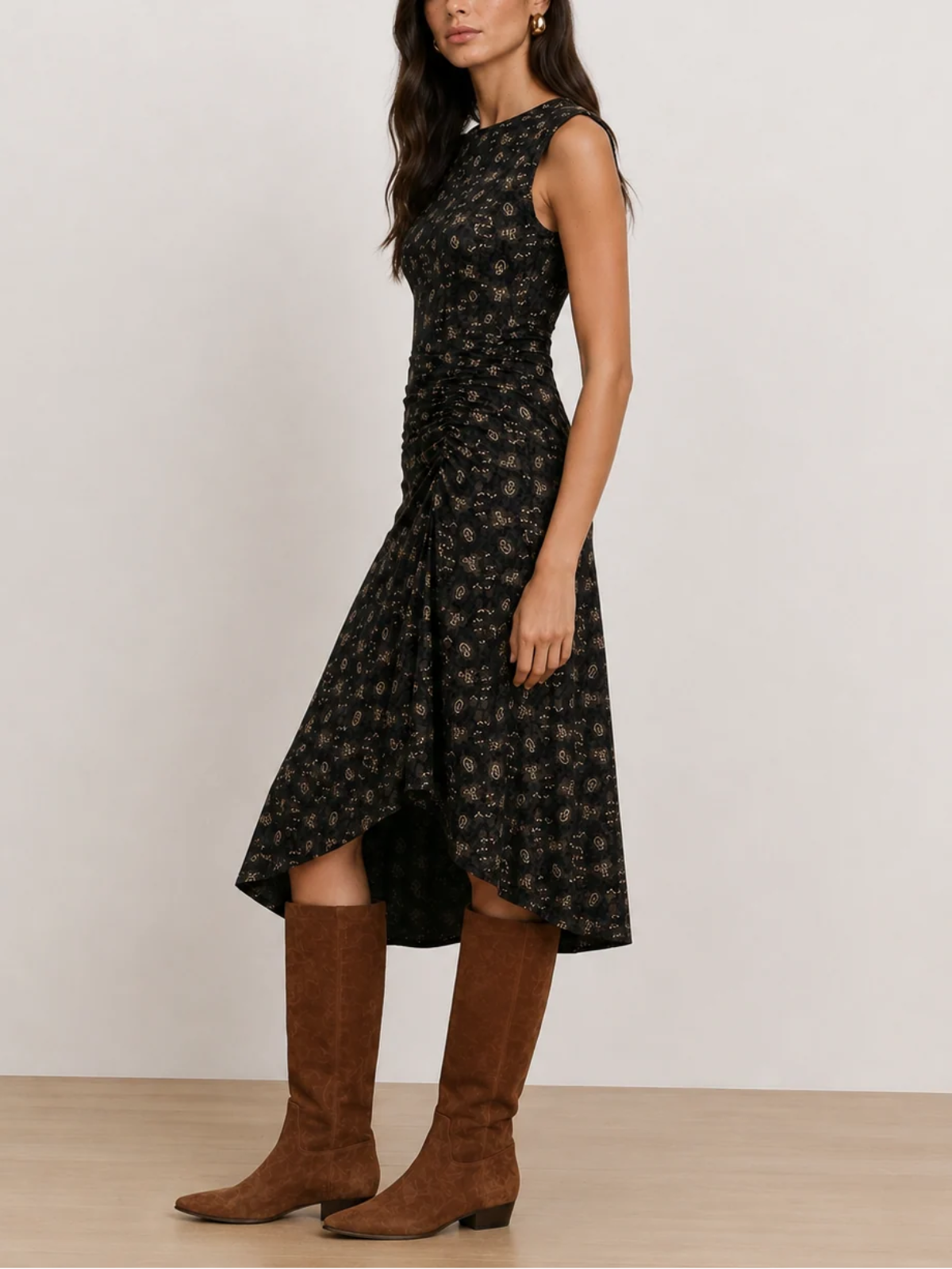 Veronica Beard Theodora Sleeveless Midi Dress_J26FA0185