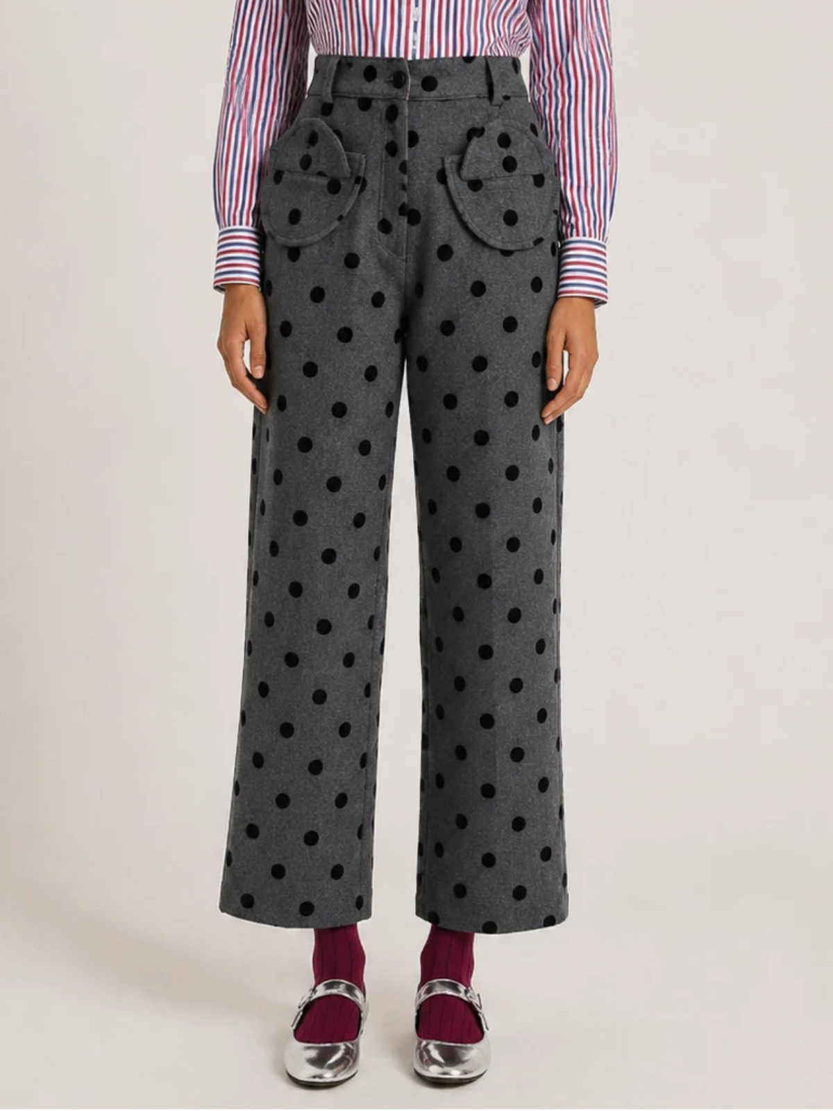 Vilagallo Polka Dot Trousers_33812