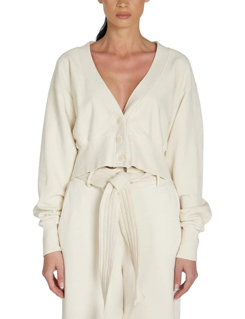 Les Tian Diana Crop Cardigan