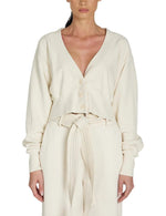Les Tian Diana Crop Cardigan