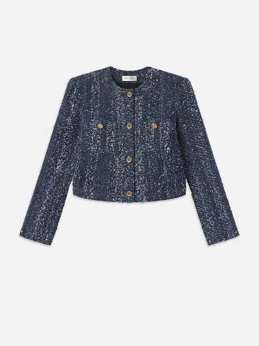 FRAME Denim Boucle Jacket